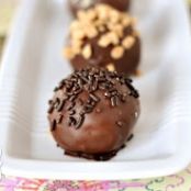 Peanut Butter Pretzel and Toffee Bonbons