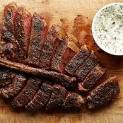 Porterhouse Steak with Herbed Butter