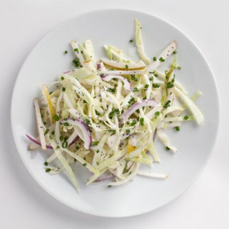 Cabbage and Asian Pear Slaw