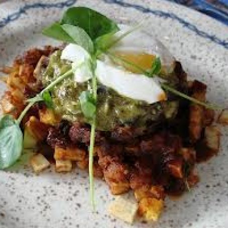 Green Chili Chicken Hash