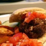 Feta Stuffed Beef Burgers