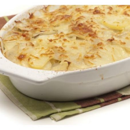 Artichoke, Leek, and Potato Gratin