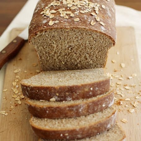 Whole Wheat Honey Oatmeal Bread