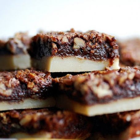 Bourbon Chocolate Pecan Pie Bars