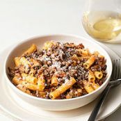 Bacon, Beef & Mushroom Ragu with Macaroni