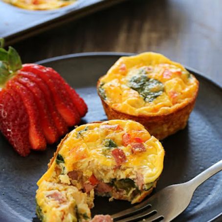 Petite Crust-less Quiche