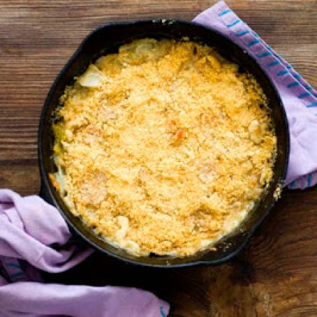 GREEN CHILE SCALLOPED ONIONS