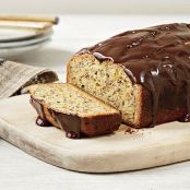 Banana Bread with Chocolate Glaze