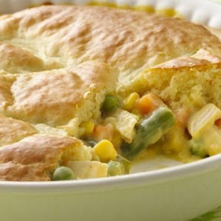 Impossibly Easy Chicken Pot Pie
