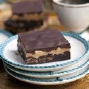 Fudgy Salty Peanut Butter Brownies