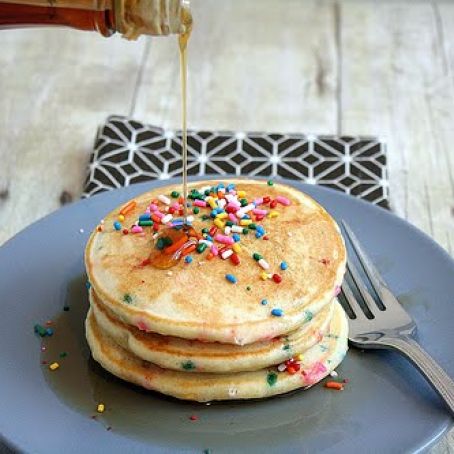 Cake Batter Pancakes