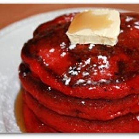 Red Velvet Pancakes