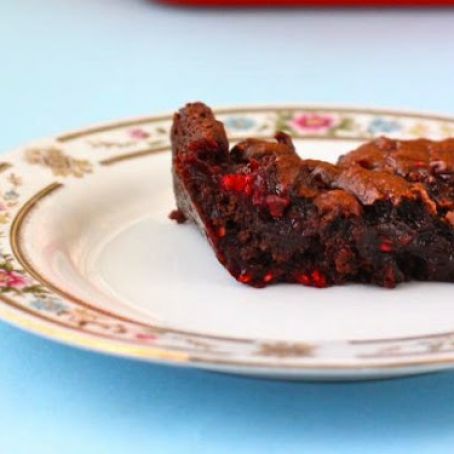 Raspberry Jam Brownies