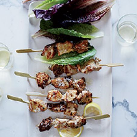 Chicken Caesar Skewers