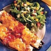Black Bean and Cheese Enchiladas