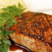 Maple Ginger Glazed Salmon