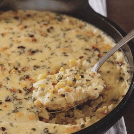 CORN PUDDING, ROASTED