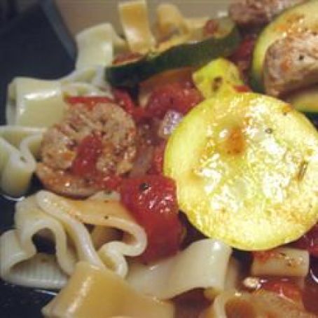 Italian Sausage and Zucchini