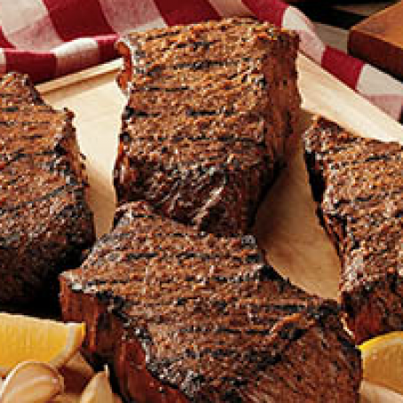 Garlic Grilled Steaks