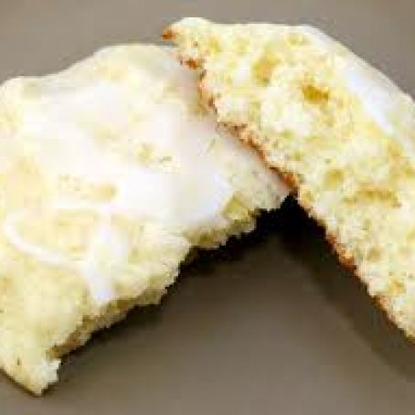 Lemon Ricotta Cookies with Lemon Glaze