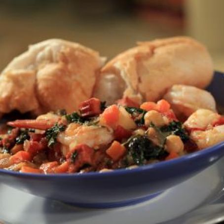 Portuguese Fisherman's Shrimp and Chorizo