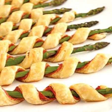 Prosciutto Asparagus Spirals