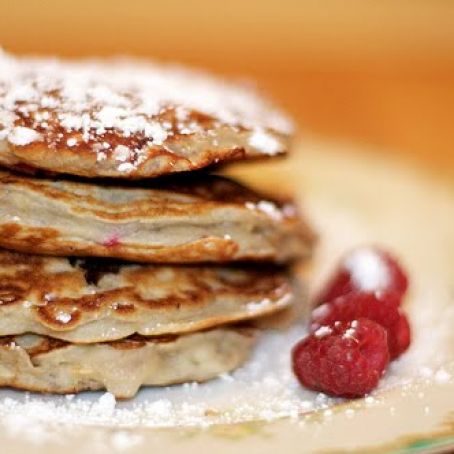 Oatmeal Whole Wheat Pancakes