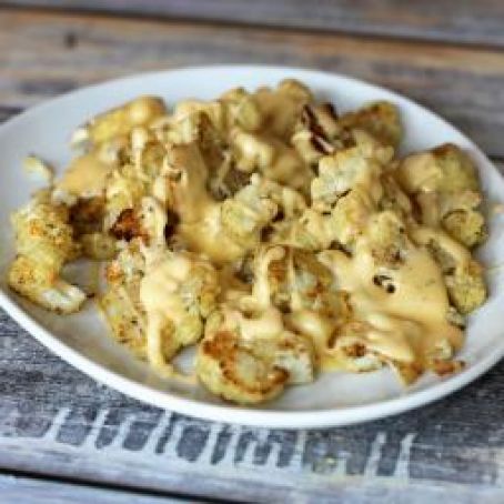Roasted Cauliflower and Cheese Sauce