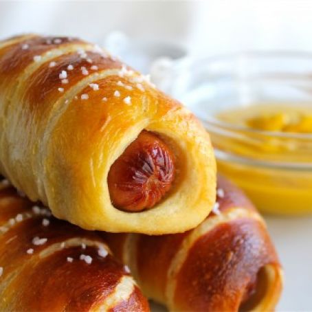 Homemade Pretzel Dogs