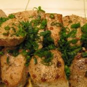 SEARED AHI w/ SHOYU & SESAME OIL SAUCE