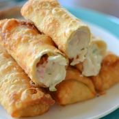 Crab Rangoon Egg Rolls  or Stuffed Wontons