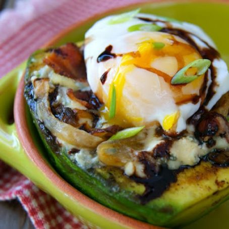 Poached Egg on Grilled Avocado