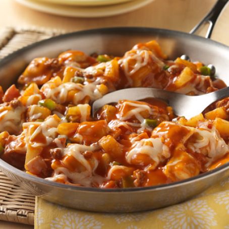 Hawaiian Ravioli Skillet