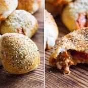 Sausage and Pepperoni Pizza Bombs