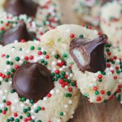 Mint Holiday Kiss Cookies
