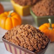 Pumpkin Bread with Streusel Topping