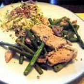 Chicken, Asparagus, and Mushroom Skillet