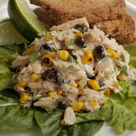 Tuna Salad with Charred Corn and Black Beans