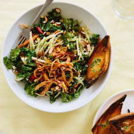 Upside-Down BBQ Chicken Bowl