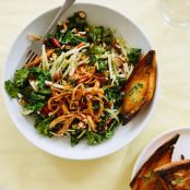 Upside-Down BBQ Chicken Bowl