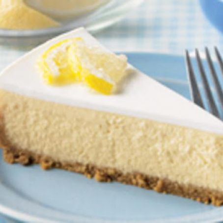 LEMONY SOUR CREAM CHEESECAKE