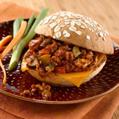 Turkey veggie sloppy joes