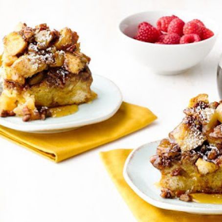 Slow-Cooker Caramel Apple French Toast