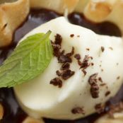 Chocolate Tarts with Peppermint Creme