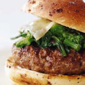 Sausage and Broccoli Rabe Burgers