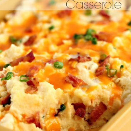 Loaded Twice Baked Potato Casserole