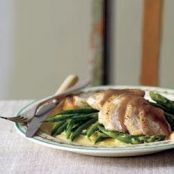 Orange-Balsamic Chicken with Green Beans & Polenta