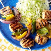 Sesame Chicken & Pepper Kabobs