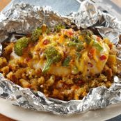 Foil-Pack Chicken & Broccoli Dinner