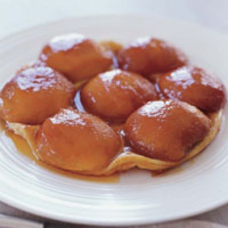 Caramelized Peach Tatin